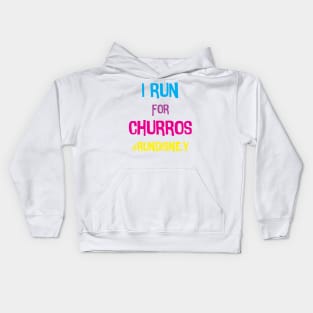 I Run For Churros Kids Hoodie